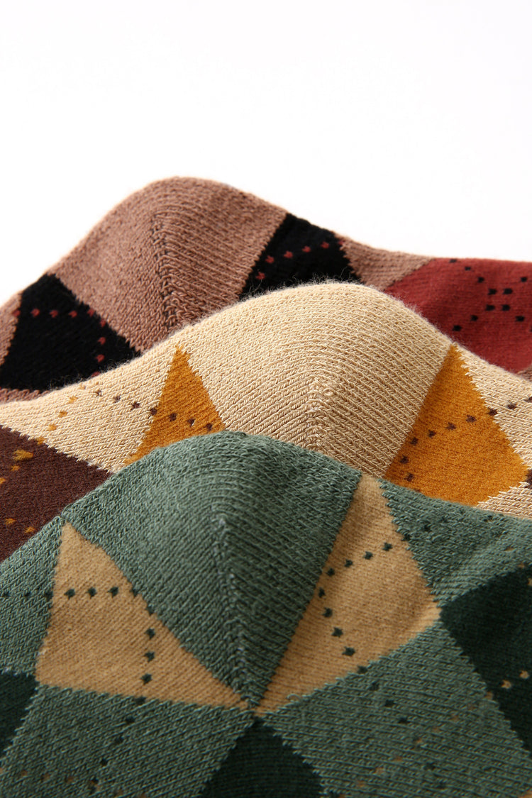 Forest Checker | Socks - Plushell