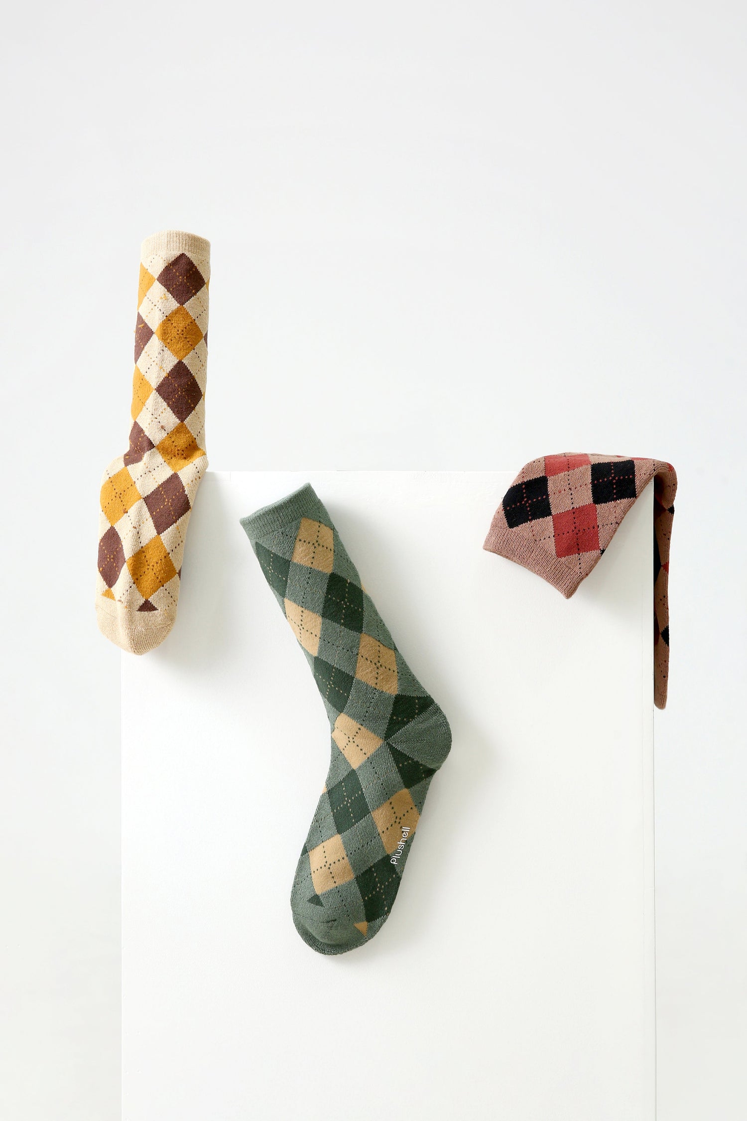 Autumn Checker | Socks - Plushell