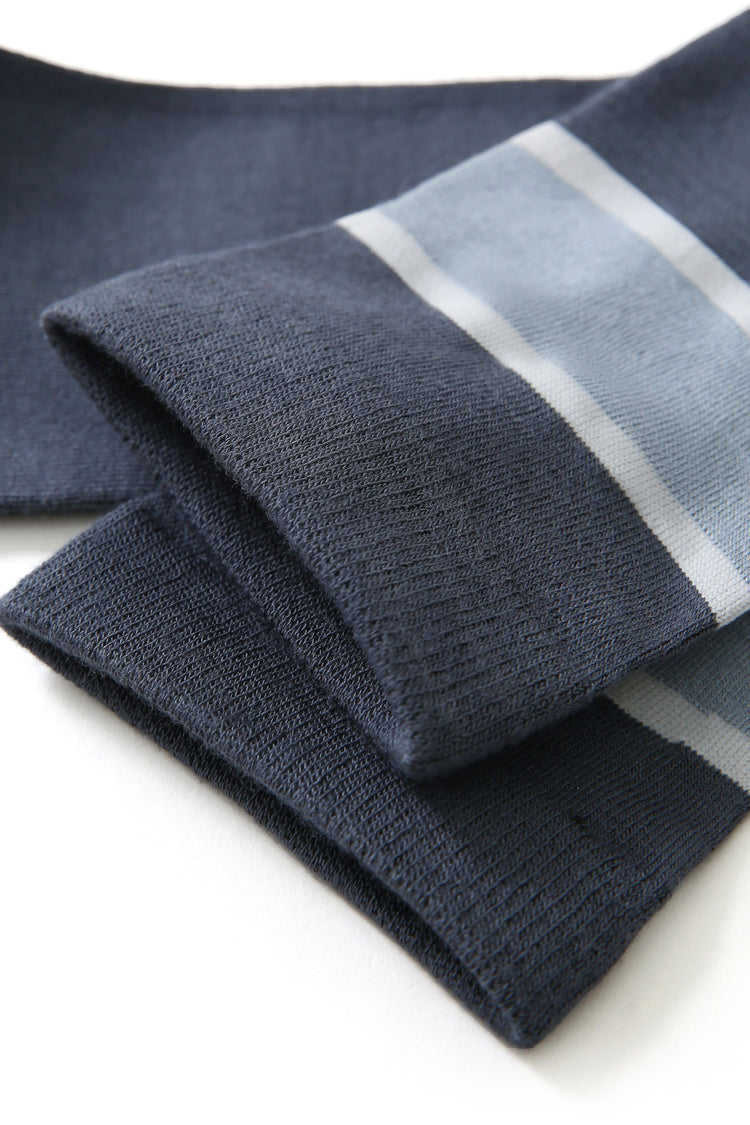 Elegance Knee-High Azure Gray Socks - Plushell