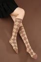 Elegance Knee-High Brown Socks - Plushell