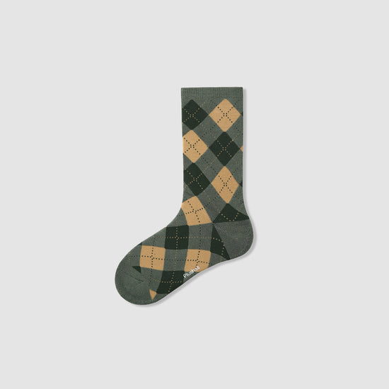 Forest Checker | Socks - Plushell